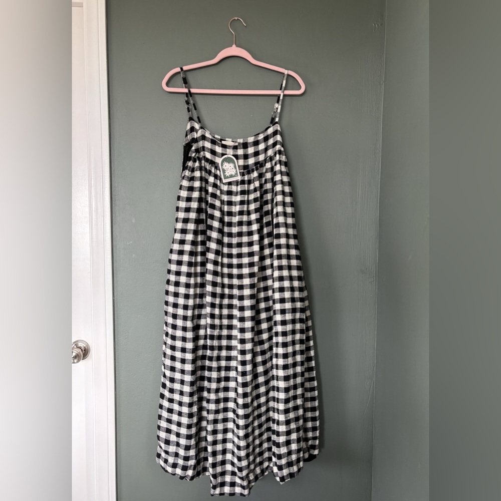 New Metta Melbourne Maxi Linen Lined Dress. OS. NWT